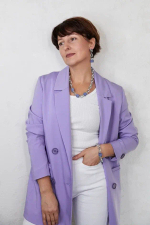 HMG 1083 Лаванда Колье арт.1392