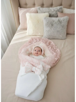 Конверт на выписку зима для новорожденных девочек