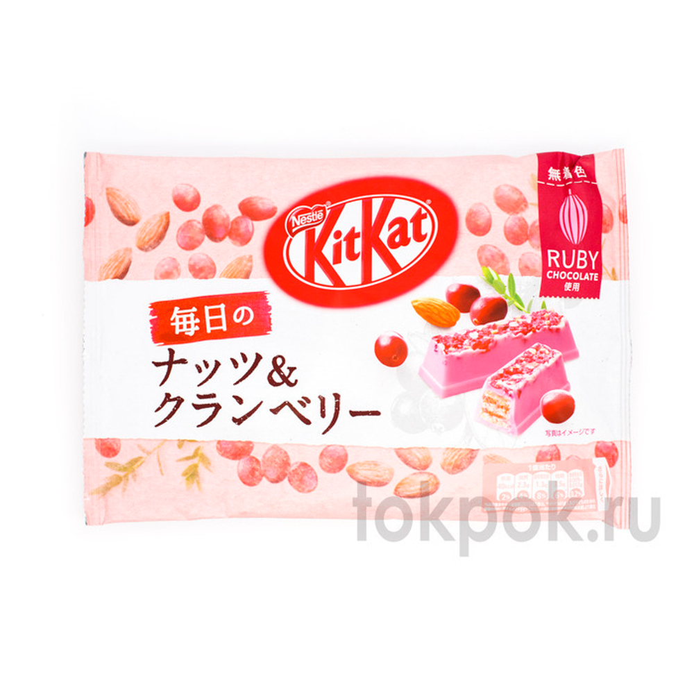 Кит кат руби шоколад с клюквой и миндалем Kit-Kat Ruby
