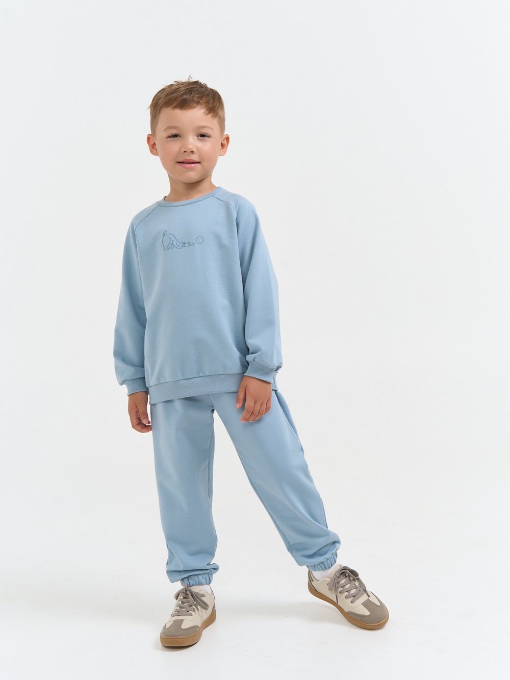 Свитшот облегченный "Дымка" с вышивкой