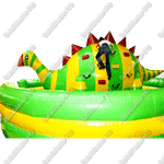 Коммерческий надувной батут "Динозавр-качеля" 5*5*2.5 м