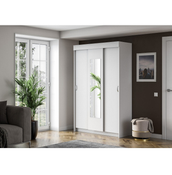 Шкаф-купе Бассо, белый