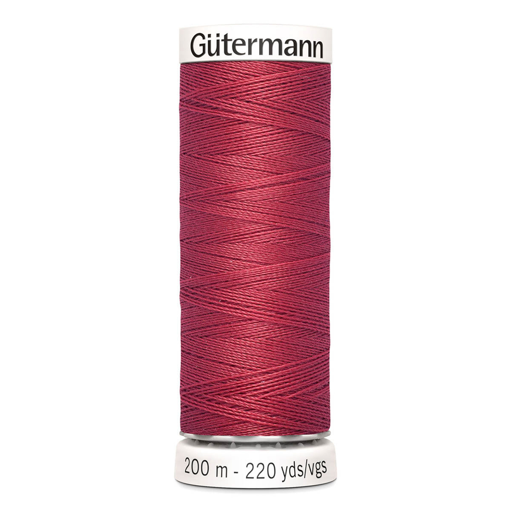 01 Нить Sew-All 100/200 м для всех материалов, 100% полиэстер Gutermann 748277 (082 розовая долина)