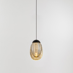 Подвесной светильник MD25090022-1A matt black/champagne