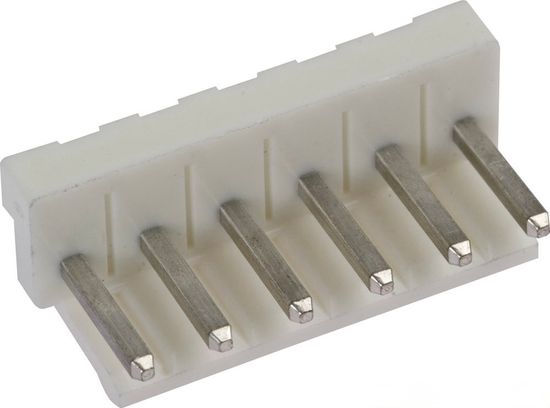 Разъём PWL2-06 3,96мм / B6P-VH / DS1073-6MV / KLS1-3.96A-06-S / 1-1123723-6