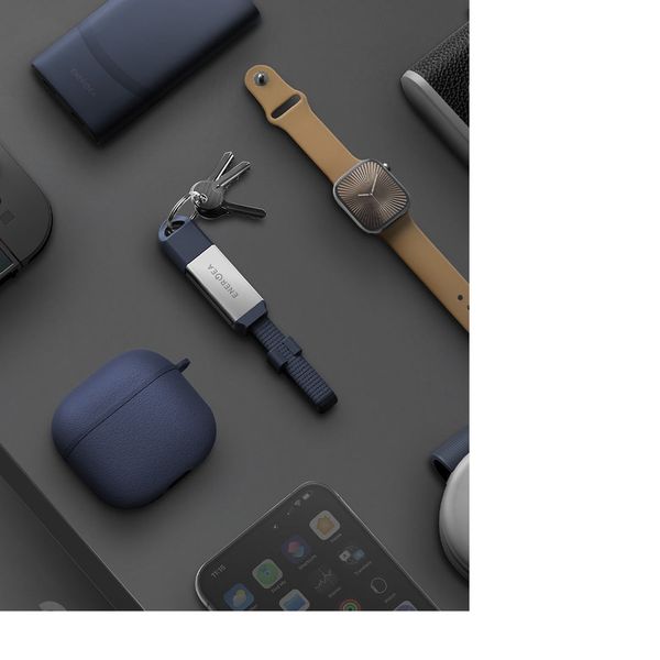 Кабель Energea Sheath 2 в 1, USB-C to Lightning / USB-C, 60W 15см, Темно-серый | Gunmetal