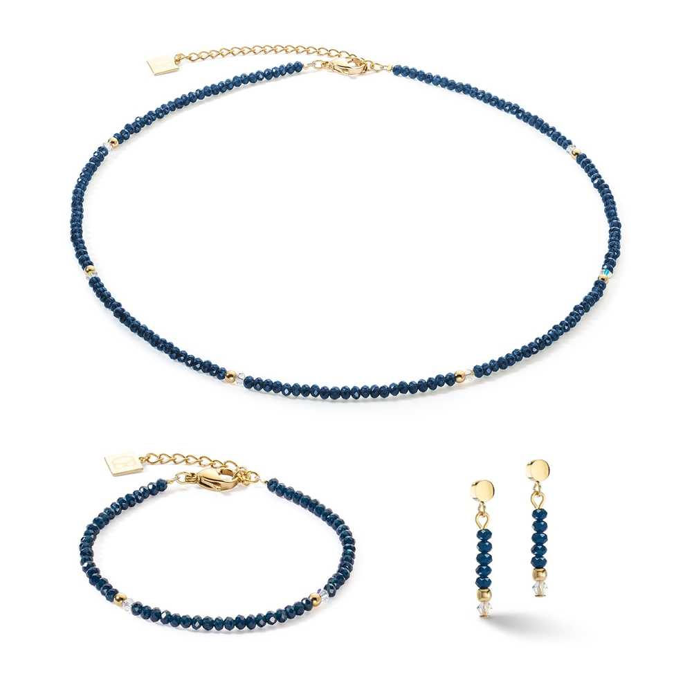 Пусеты Dark Blue Coeur de Lion