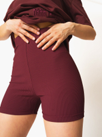 Proxima short by Vaarga шорты женские DARK MATTER CAPSULE (Бордо)