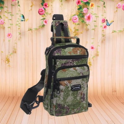 Сумка мужская через плечо «Viking», 4 кармана, цвет хаки-зеленый, 27*16*6,5см