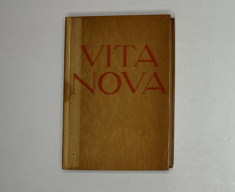 Данте Алигьери. Vita Nova Новая жизнь. Пер. с итал. и прим. А. Эфроса. М-Л., Academia, 1934г. Супер.