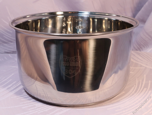 НЕКОНДИЦИЯ: Чаша из нержавеющей стали для мультиварок на 4 литра Midea Triangle 4D