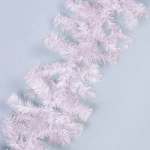 Гирлянда хвойная «Снежинка» 2,7 м (220 веток) ПВХ, Белый