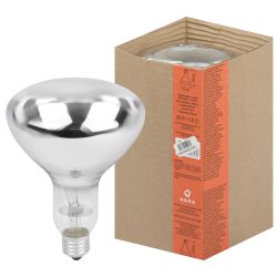 Инфракрасная лампа ЭРА ИКЗ 220-250 R127 для обогрева животных 220-250 Вт Е27