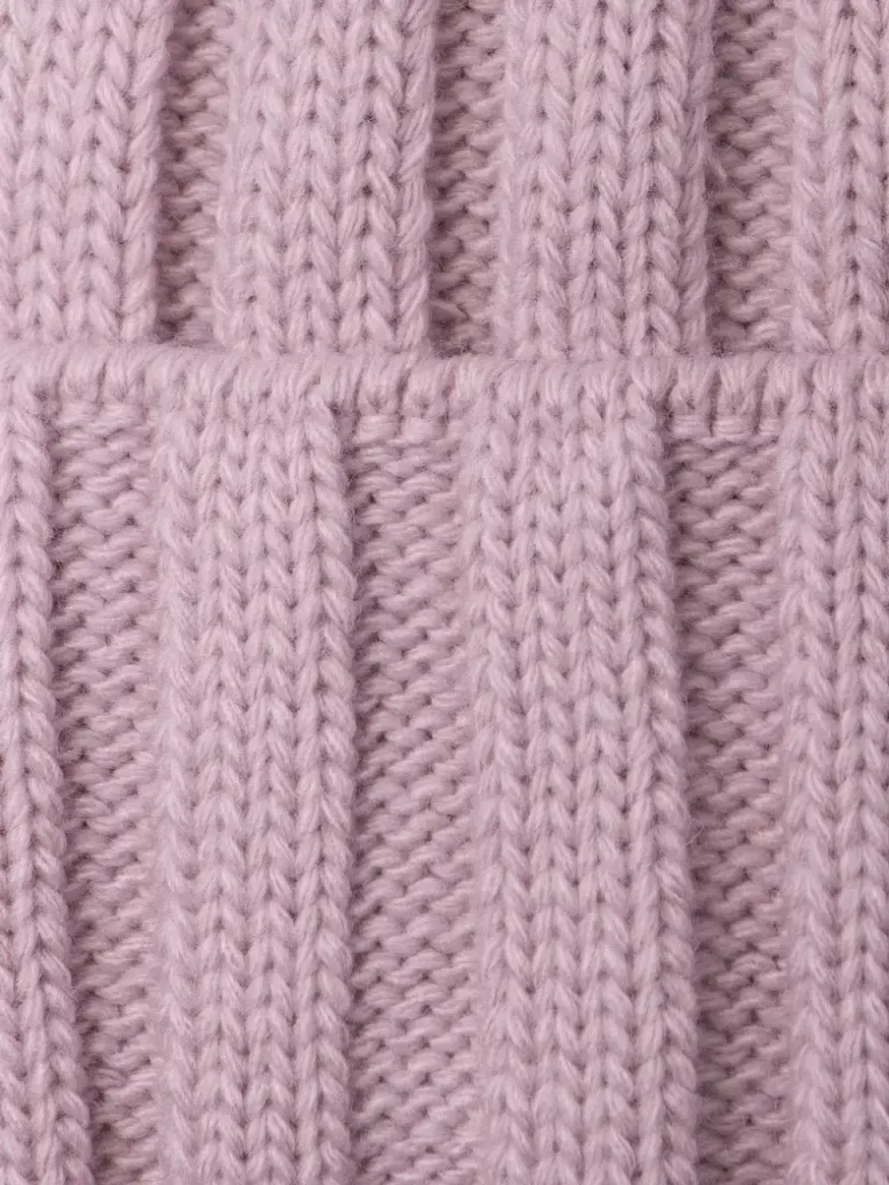 Шапка детская зимняя вязаная с помпоном