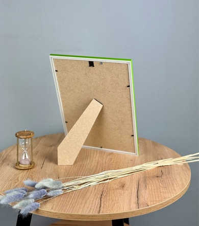 Фоторамка 21х30 см зеленая, без фактуры, арт. 2130.746771