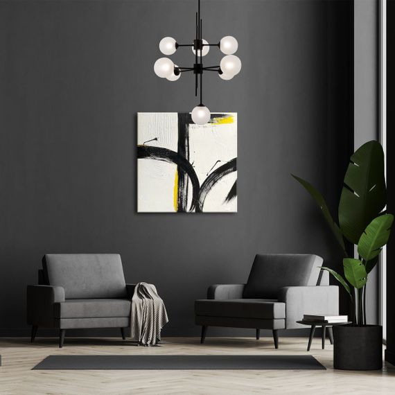 Подвесная люстра Eurosvet Volver 50383 черный Smart