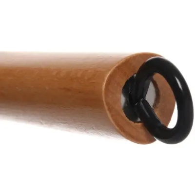 Кастрюля из боросиликатного стекла 1,5л «Хай-Тек» с деревянной ручкой