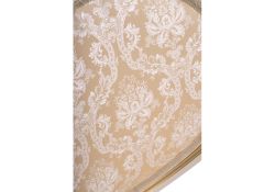 Стул Данте молочный с золотой патиной