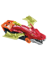 Hot Wheels GTK42 — игровой набор «Разъяренный Дракон с хранилищем для машинок» в масштабе 1:64