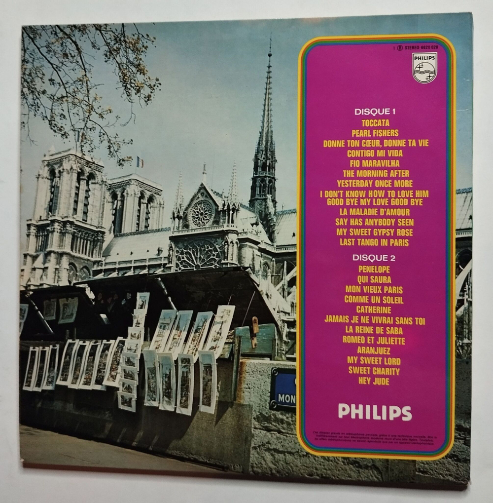 Винтажная виниловая пластинка LP Поль Мориа Le Grand Orchestre De Paul Mauriat Toccata and Penelope (France 1977)
