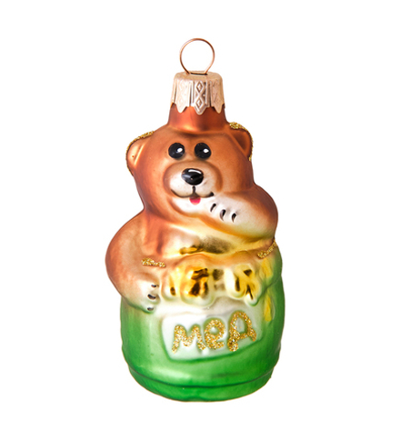 НФ-103 Фигурка «Мишка с медом» ёлочное украшение