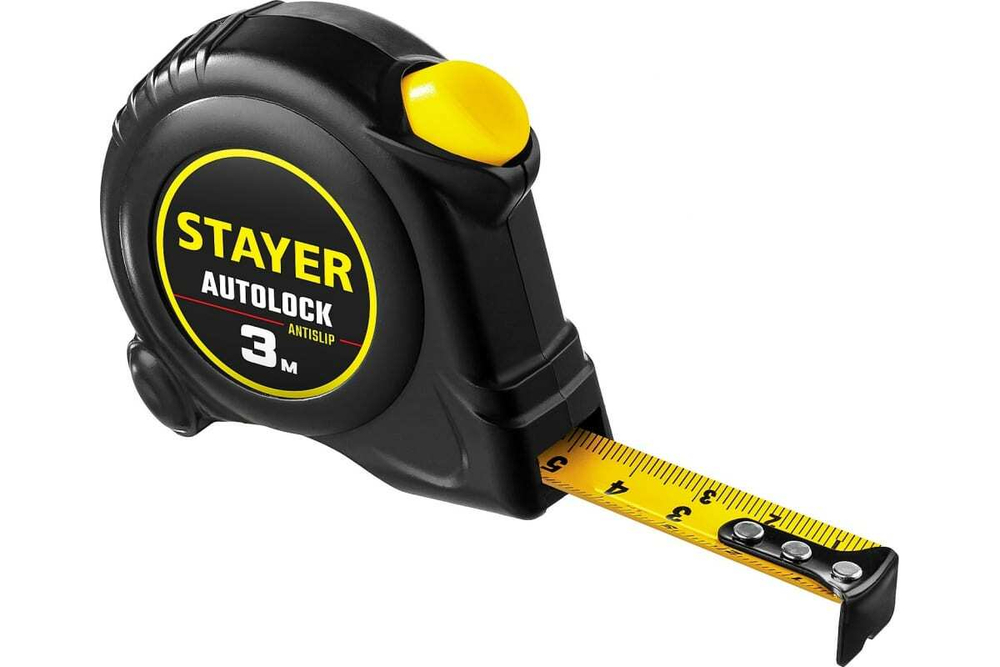 Рулетка Stayer AutoLock 3м / 16мм с автостопом 2-34126-03-16_z02