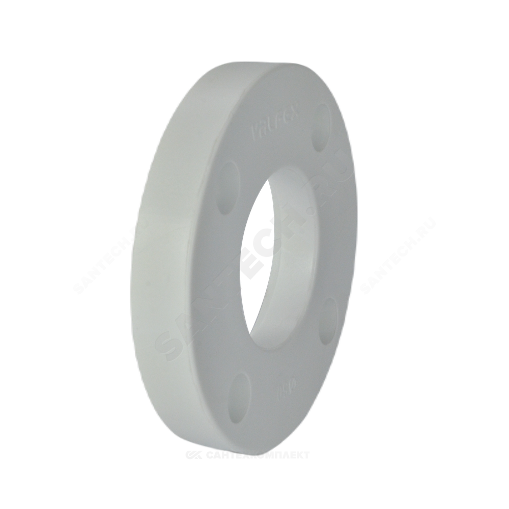 Фланец PP-R белый Ду 100 Ру25 для бурта PP-R Дн 110 VALFEX 10188110