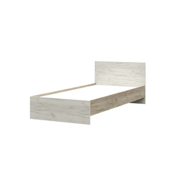 Басса (Бася) КР 555 Кровать 90 Дуб крафт серый / Дуб крафт белый