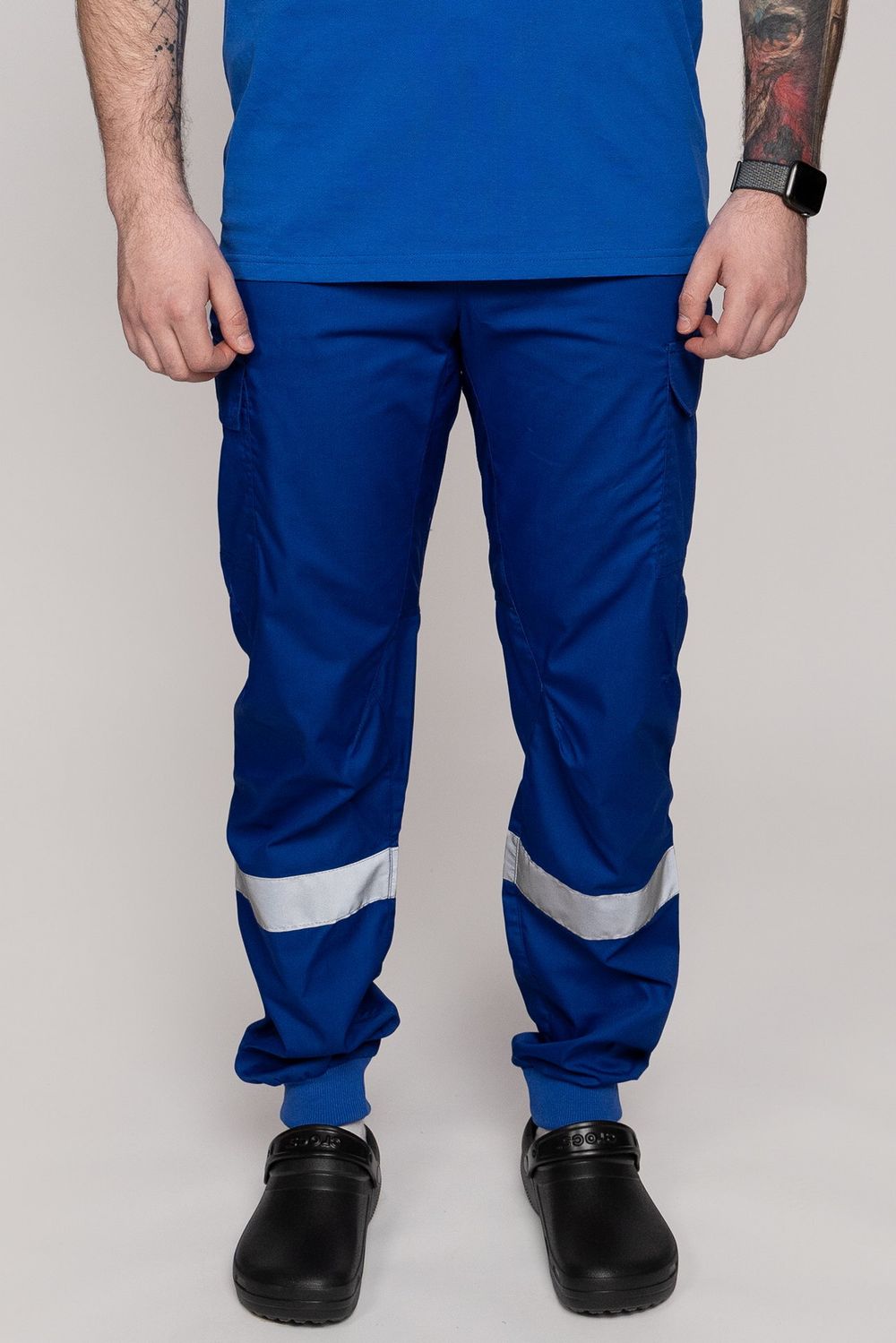 Брюки-джоггеры летние мужские Скорая помощь MedicLine цв. ВАСИЛЕК