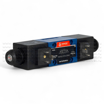 4WE6E61/CW110-50N9K4 - Гидрораспределитель золотниковый Ду 6 с электроуправлением, схема E (44), электроуправление W110, возврат - пружинный