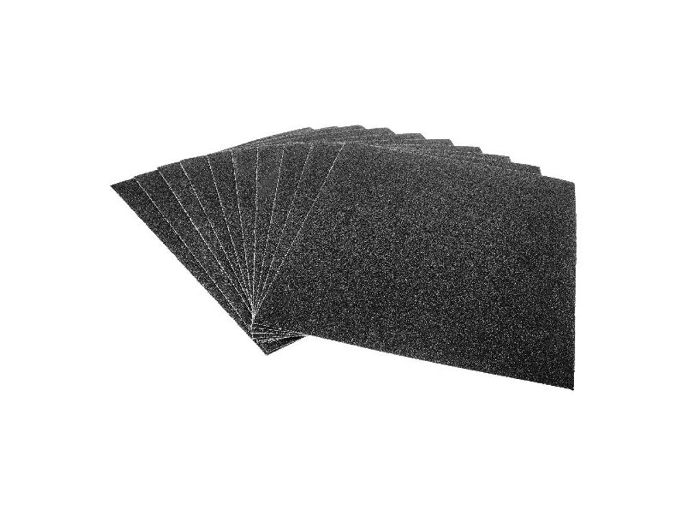 Шлифовальный лист на тканевой основе, водостойкий, оксид алюминия, Р40, 230х280мм 10шт., 32-7-040