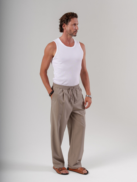 Белая хлопковая майка