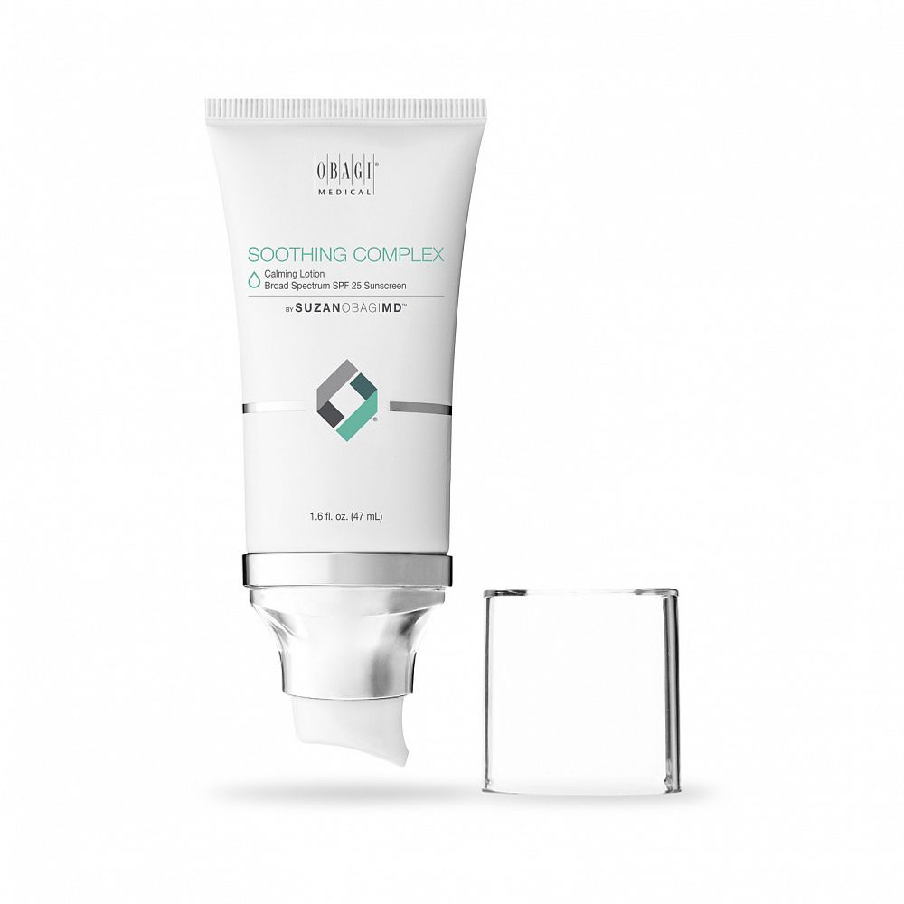 Obagi Medical Смягчающий успокаивающий комплексный лосьон с SPF 25 широкого спектра защиты с тоном, 47 г