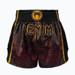 Шорты Venum Quetzal Fury Muay Thai black/fury red/tangerine