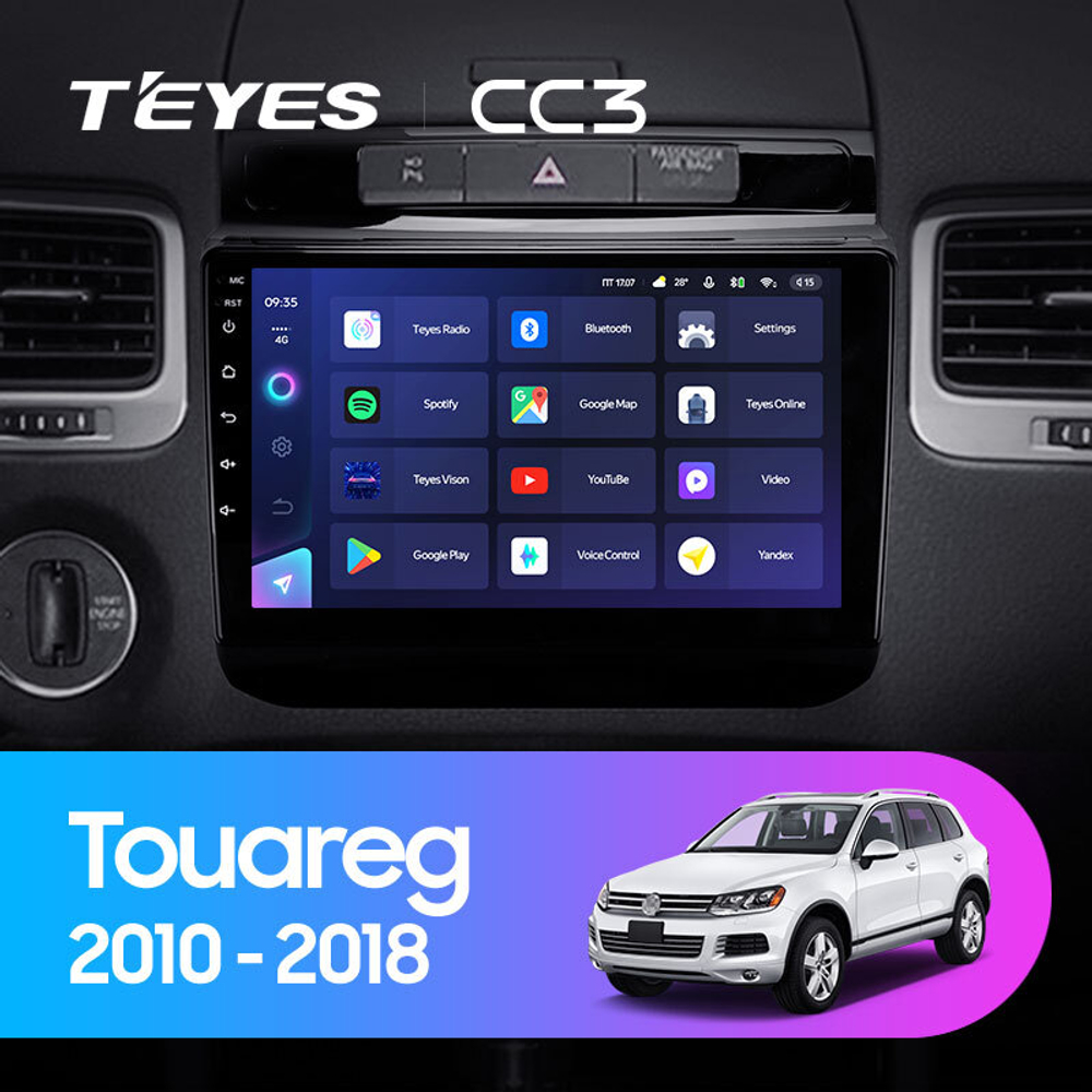 Teyes CC3 9"для Volkswagen Touareg 2010-2018