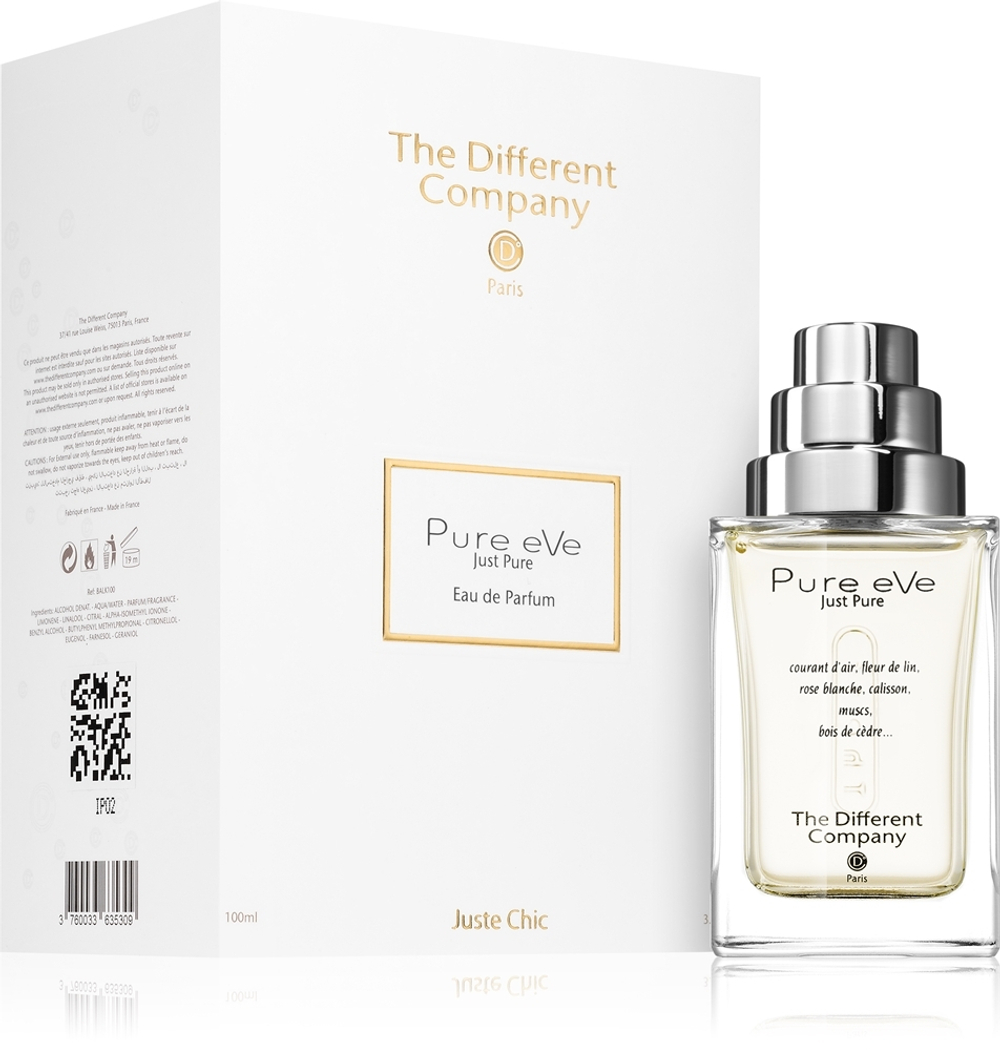 The Different Company Pure eVe Многоразовый флакон Eau de Parfum для женщин