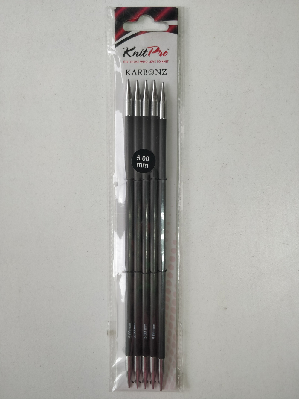 Knit Pro Karbonz чулочные спицы 20см