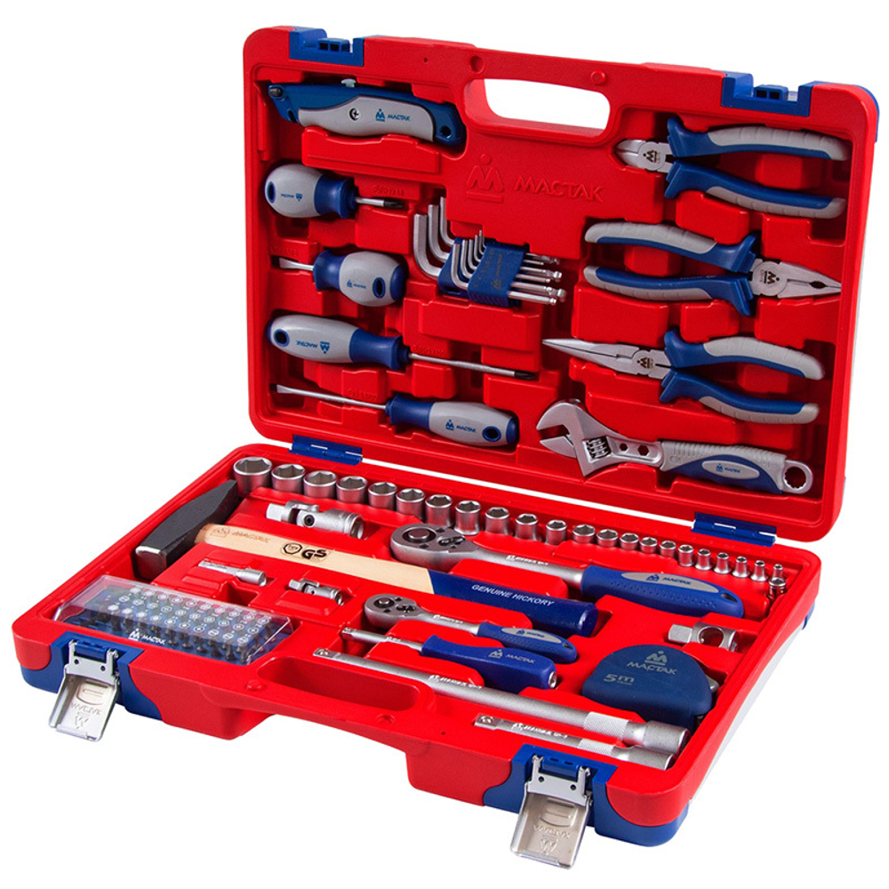 МАСТАК (01-083C) Набор инструментов универсальный, 83 предмета