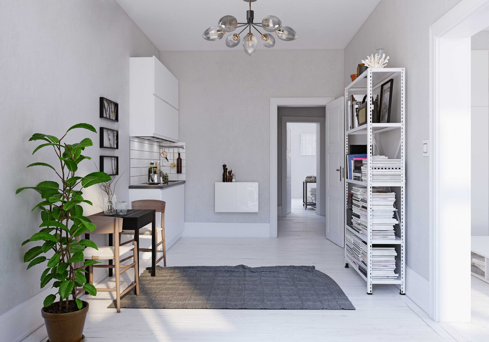 Люстра потолочная для квартиры/гостиной/кухни De City Клэр, 7 ламп, 280Вт, 14 м2, черный/дымчатый