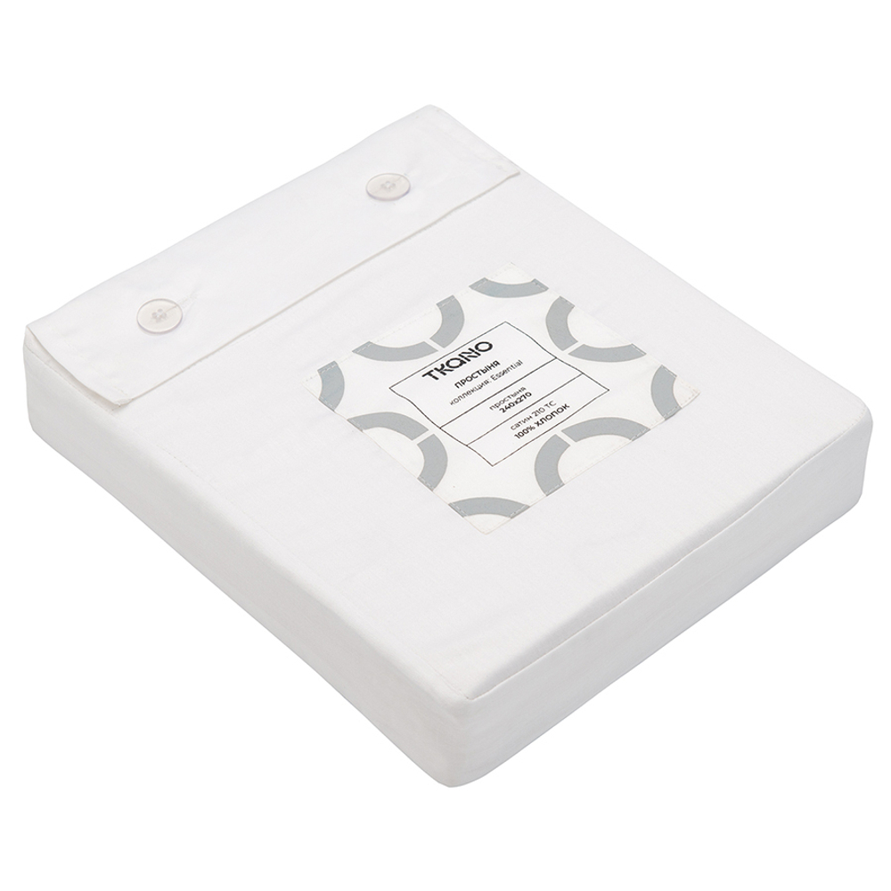 Простыня 240x270 Tkano Essential белая