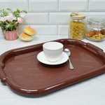 Поднос 36*50см темно-коричневый