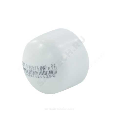 Заглушка (пробка) PP-R белая Дн 110 внутренняя пайка RTP (РосТурПласт) 21027