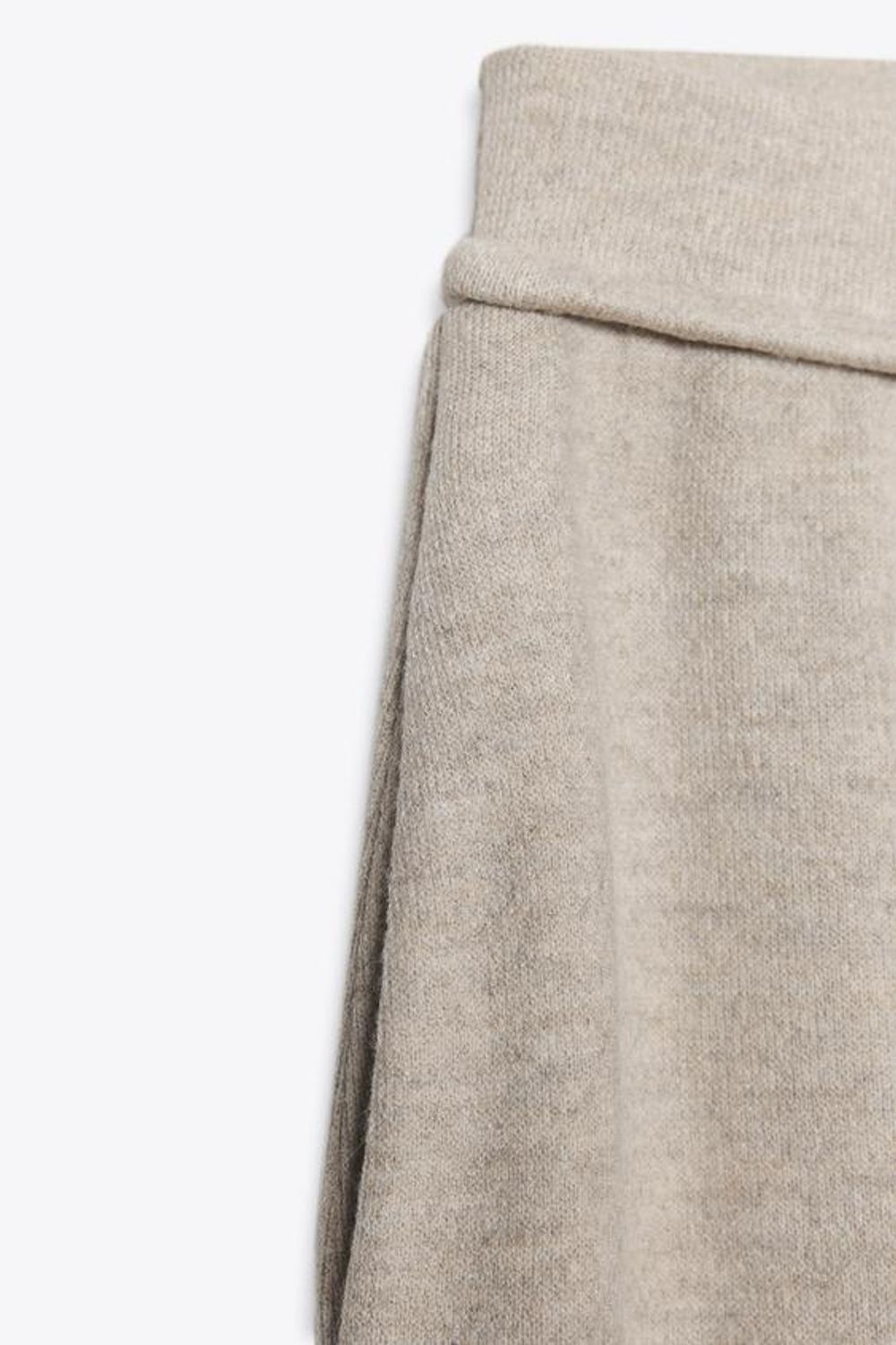 ZARA БРЮКИ-ДЖОГГЕРЫ SOFT, БЕЖЕВЫЙ МЕЛАНЖ