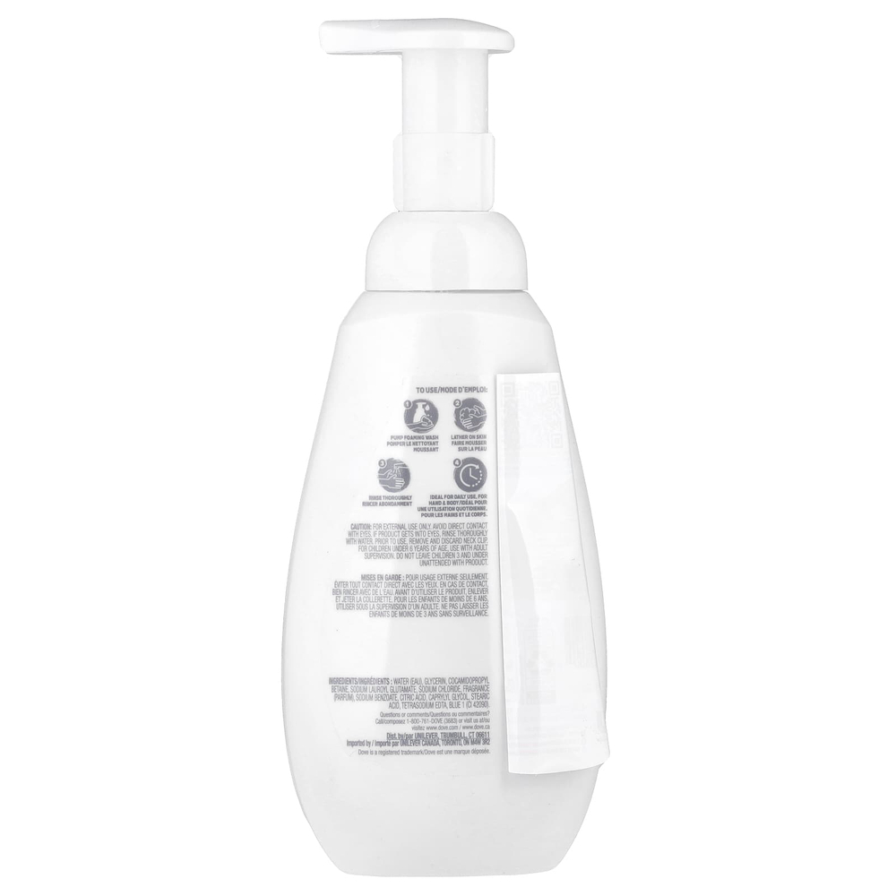 Dove, Kids Care, пенящийся гель для душа, сахарная вата, 400 мл (13,5 жидк. унц.)