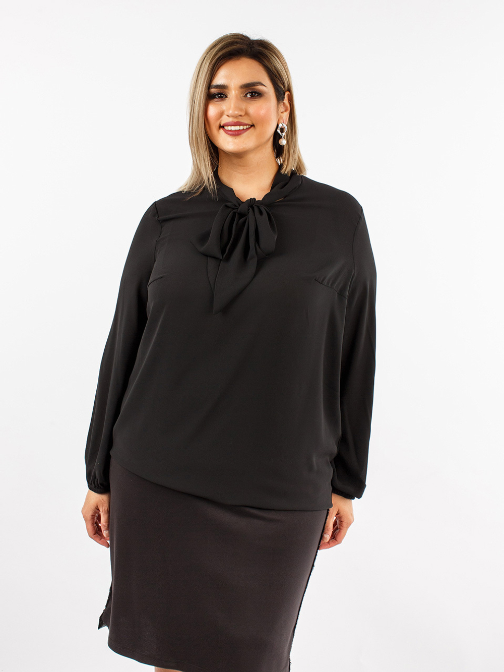 Блуза Б014-20 54-68 1190 руб шифон (3)