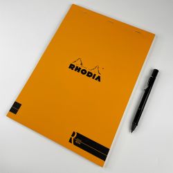 Блокнот Rhodia Basics №18 нелинованный 90 гр оранжевый (182007C) 4