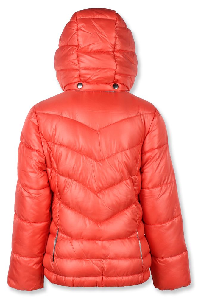 Стеганая ярко-оранжевая куртка осень-зима Eat Ants by Sanetta
