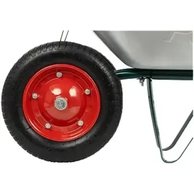 Тачка садовая 2-х колесная 65л 150кг с пневмо колесами WB 4107-2