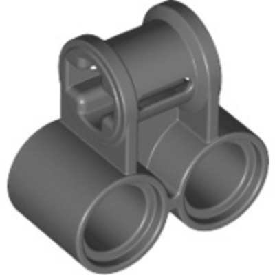 Lego 50шт Ось и штифт перпендикулярный двойной (темно-серый) 32291 / 4210655 / 6280395