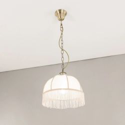 Citilux Базель CL407111 Подвесной светильник с бежевым абажуром